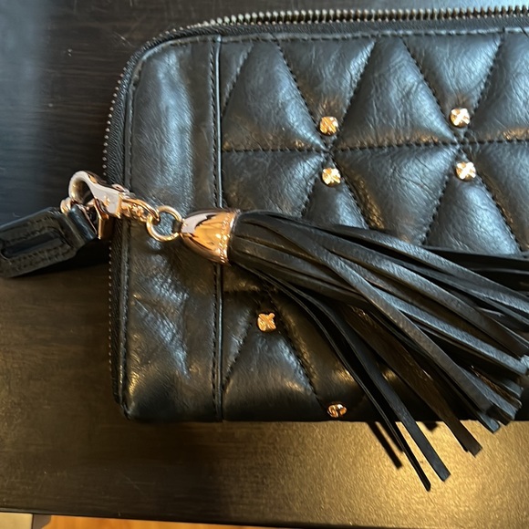 Authentic Rebecca Minkoff black leather clutch bag - Picture 3 of 6
